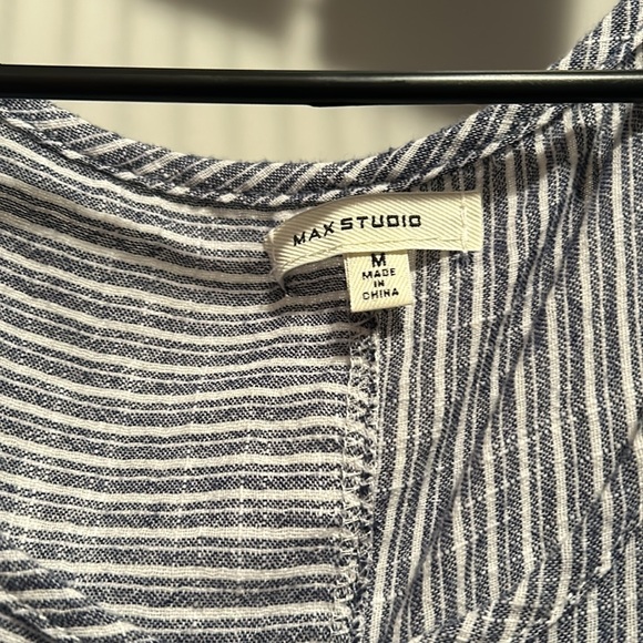 Adorable Pinstripes J. Crew dress w/pockets! - Picture 2 of 4